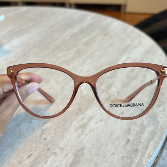 Dolce & Gabbana NWT Women's DG5042 Eyeglasses
52-17-140 Transparent Pink - Picture 2 of 7